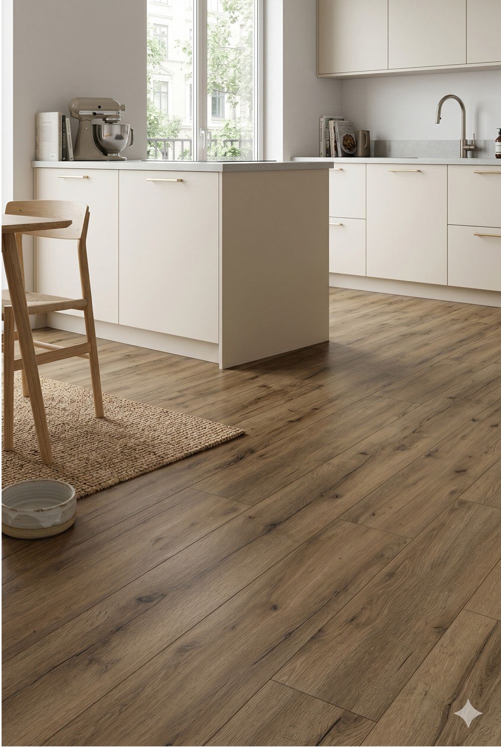 SPC Klik-PVC vloer - Dolomieten - Middenbruine houtlook - 5mm