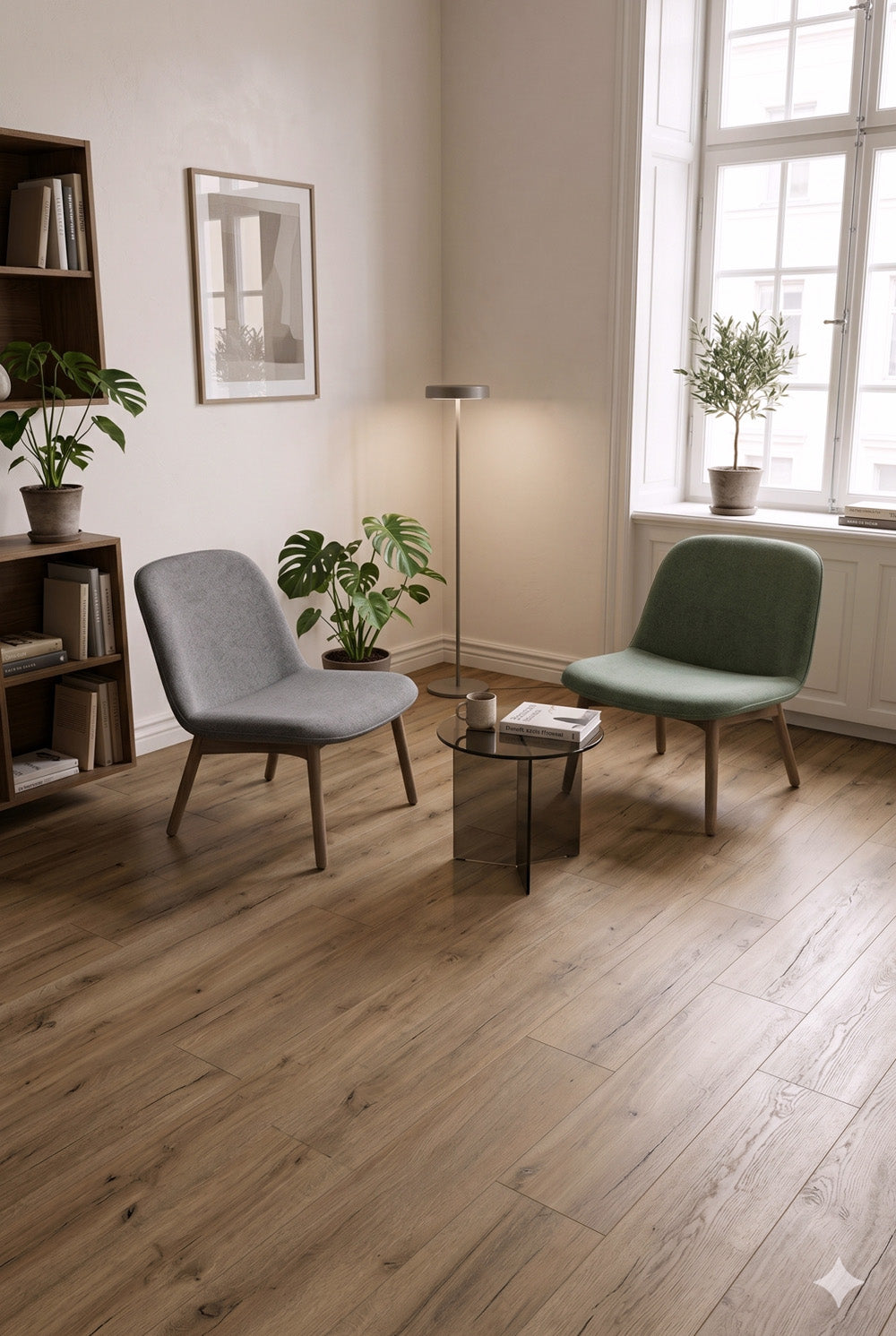 SPC Klik-PVC vloer - Dolomieten - Middenbruine houtlook - 5mm
