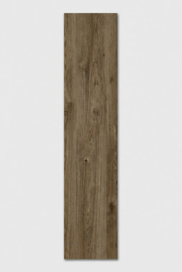 SPC Klick-Vinylboden - Hampton - Mittelbraune Holzoptik - 6mm
