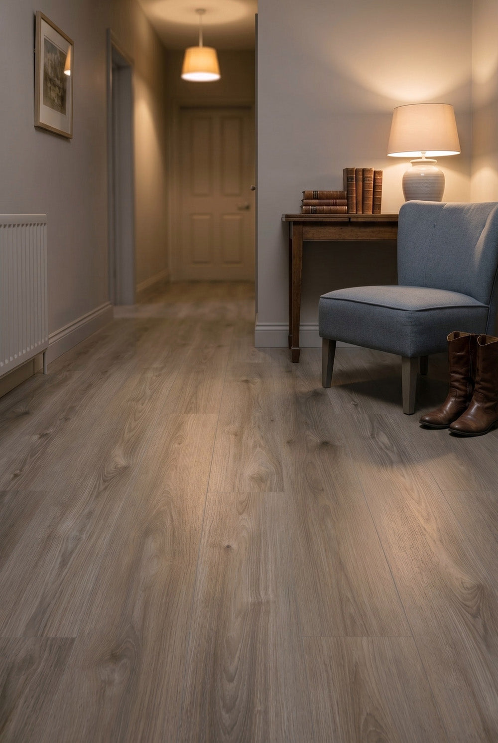 SPC klik-vinylvloer - Hampton - Middenbruine houtlook - 6mm