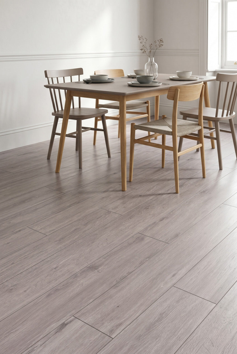 SPC Klik-PVC vloer - Kiso - Greige Houtlook - 5mm