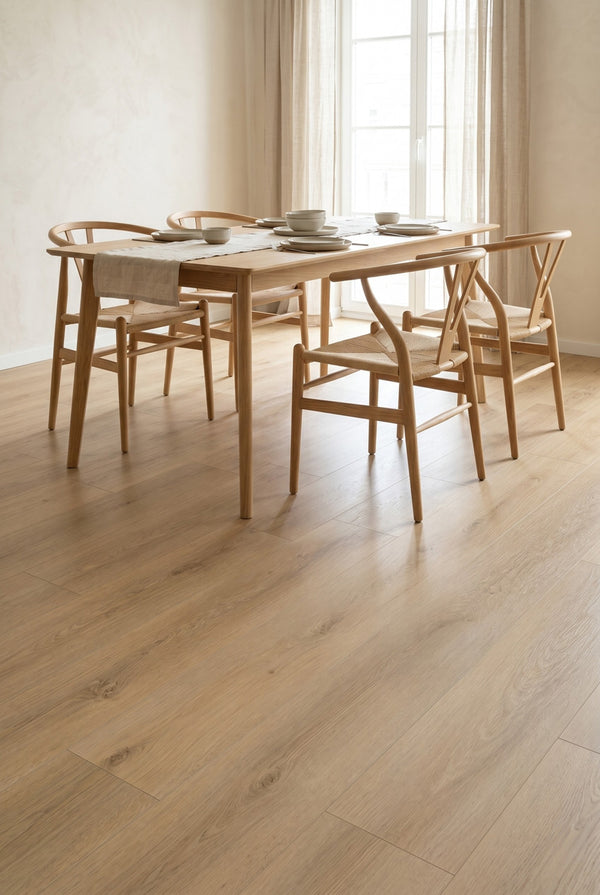 SPC Klick-Vinylboden - Sabine - Hellbraune Holzoptik - 6mm