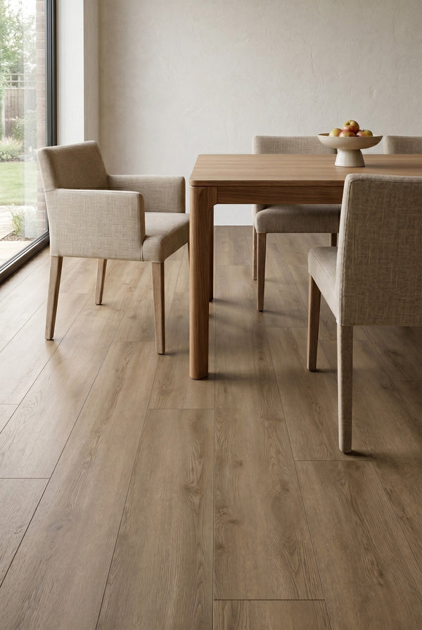 SPC Klick-Vinylboden - Shirovma - Graubraune Holzoptik - 5mm