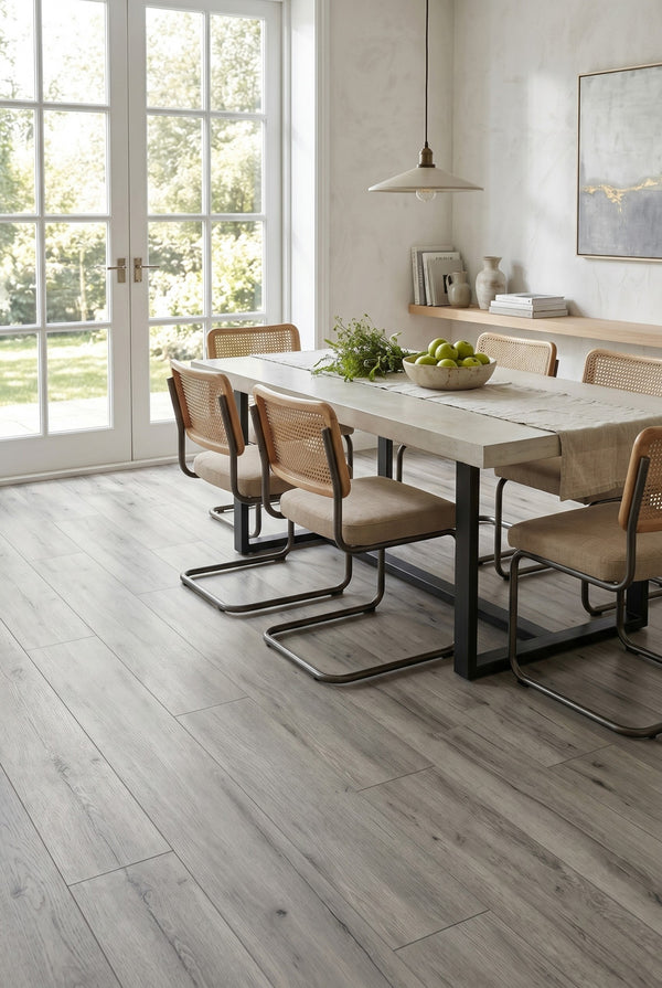 SPC Klick-Vinylboden - Torre - Graue Holzoptik - 5mm