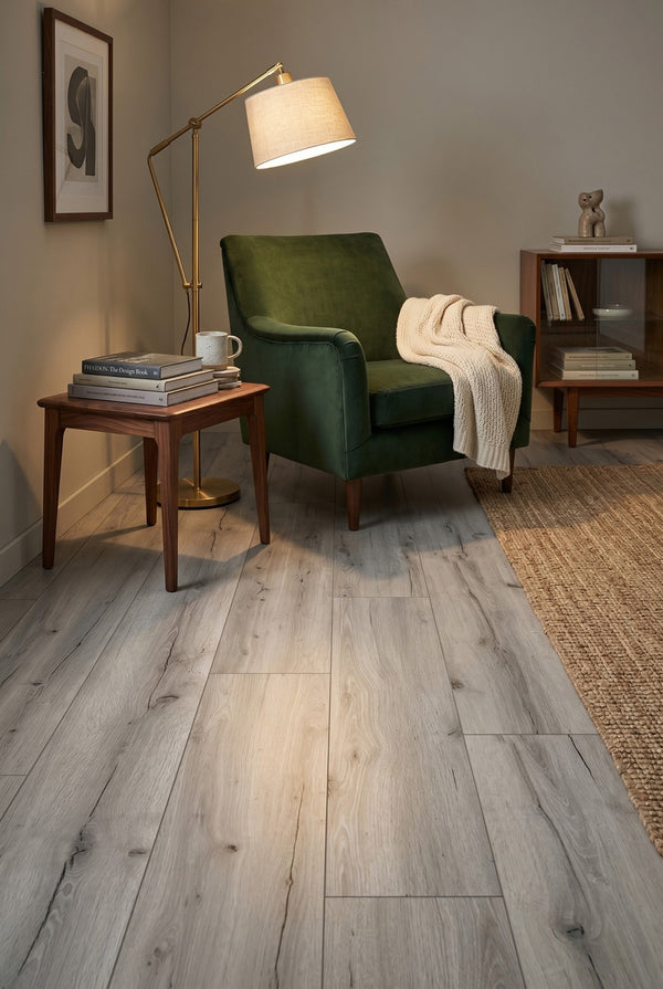 SPC Klick-Vinylboden - Torre - Graue Holzoptik - 5mm
