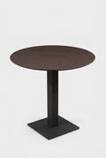 Kopenhagen statafel - Zwartbruine houtlook - Ø 69 cm