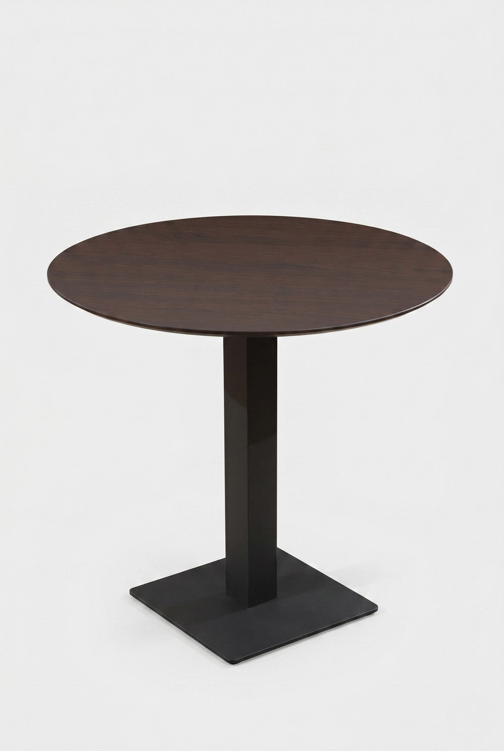 Kopenhagen statafel - Zwartbruine houtlook - Ø 69 cm