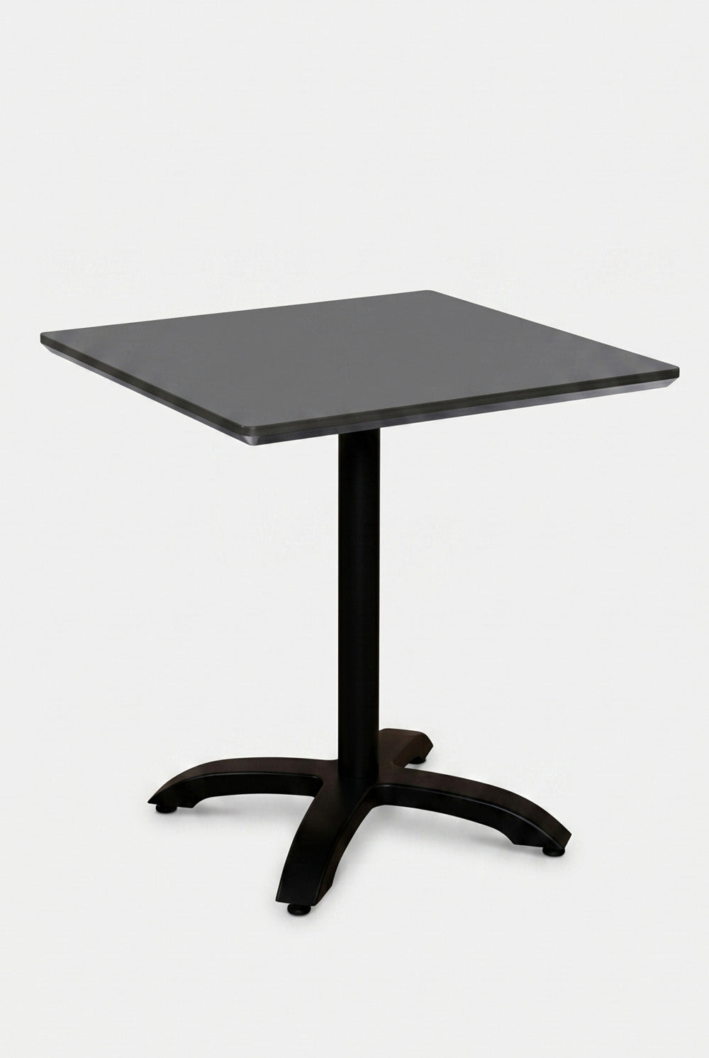Kopenhagen horecatafel - Zwart - 69 x 69 cm - met inklapbaar onderstel