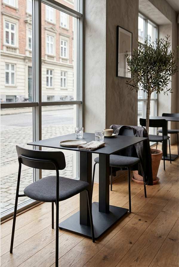 Kopenhagen Gastro-Tisch - Schwarz - 70 x 120 cm