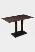 Kopenhagen Gastrotafel - Zwartbruin houtlook - 69 x 120 cm