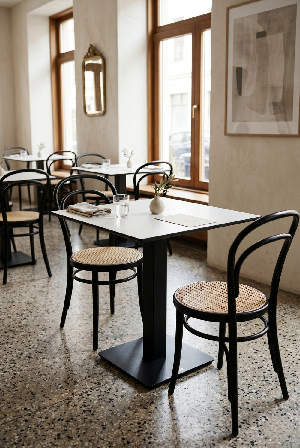 Kopenhagen Gastrotafel - Wit - 69 x 69 cm