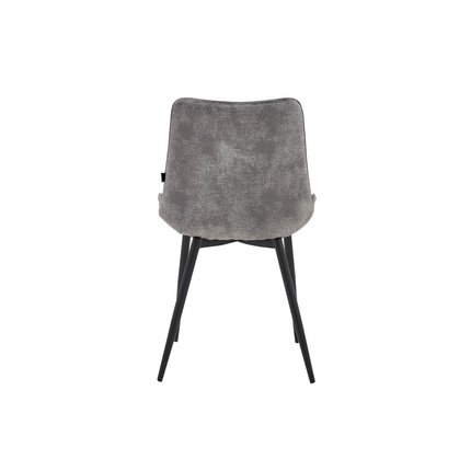 2 Stück Esszimmerstuhl - Verta - Licht Grau - Adoré Samt