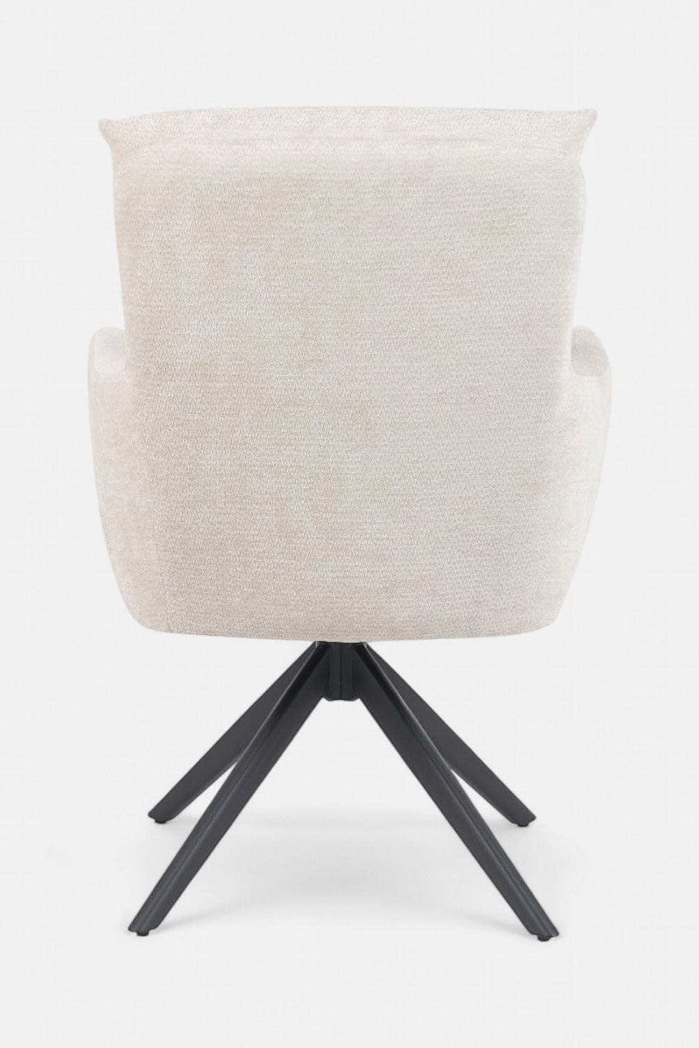 Max Draaibare Eetkamerstoel - Beige Chenille - 360 Graden
