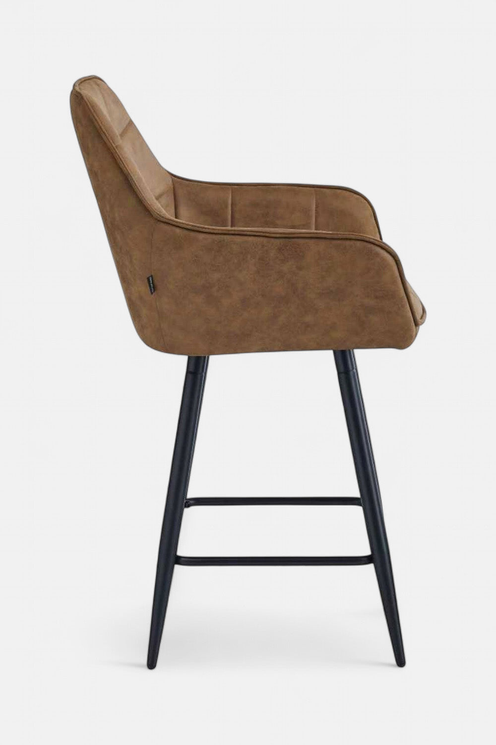 Barkruk New York - Cognac microvezel