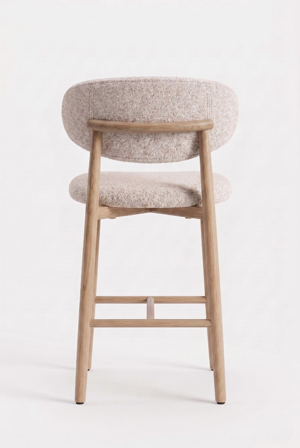 Nordex Barkruk - Beige - Beige metalen poten