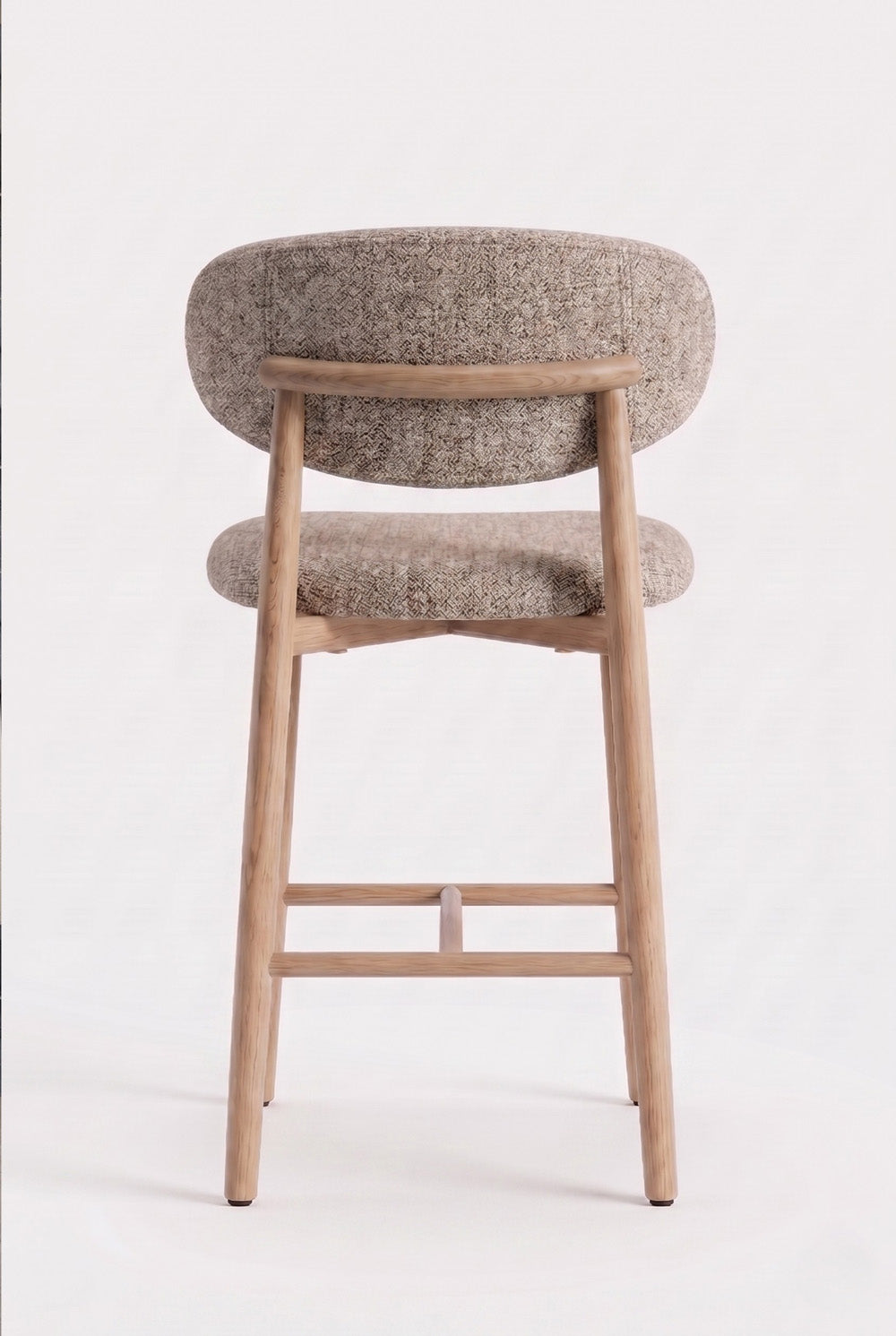 Nordex barkruk - taupe - beige metalen poten