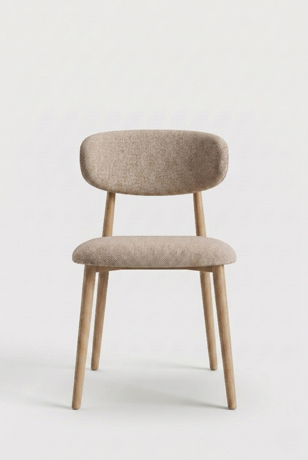 Nordex Eetkamerstoel - Taupe - Beige Metalen Poten