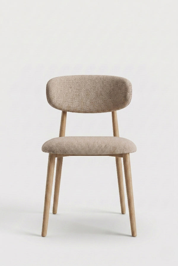 Nordex Esszimmerstuhl - Taupe - Beige Metallbeine