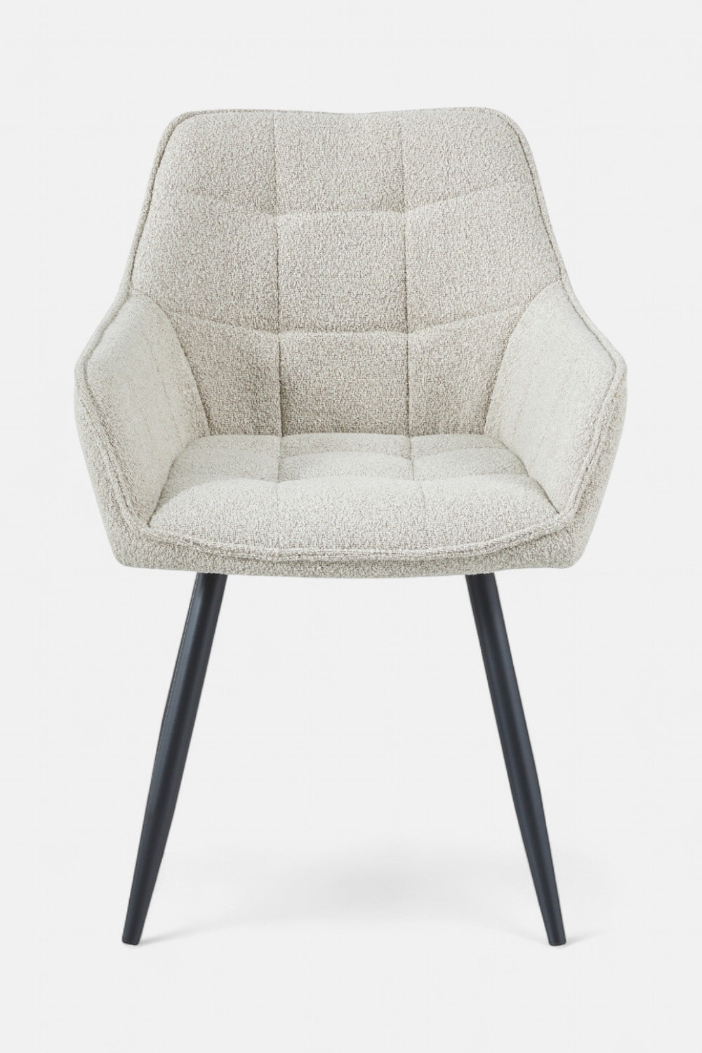 Orlando eetkamerstoel - Beige Bouclé