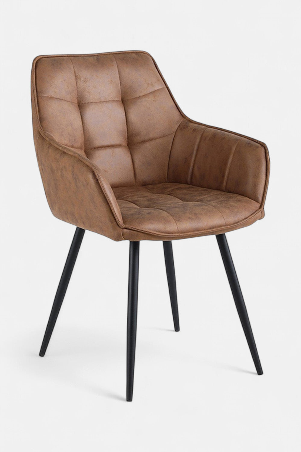 Eetkamerstoel Orlando - Cognac microvezel