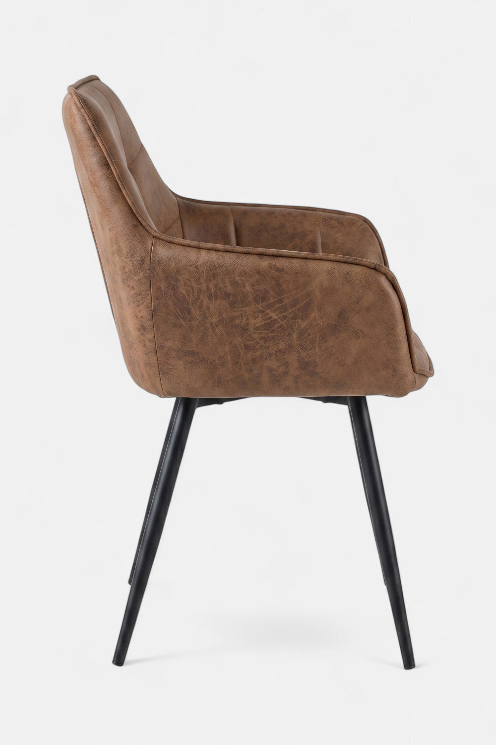 Eetkamerstoel Orlando - Cognac microvezel