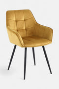 Eetkamerstoel Orlando - goud fluweel