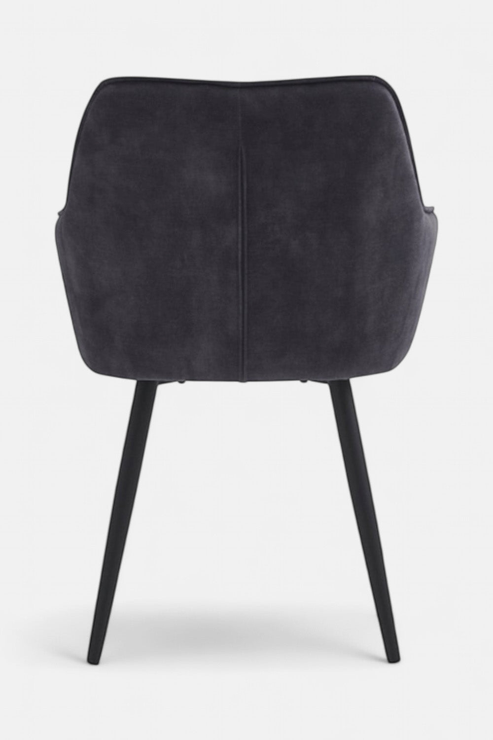 Chaise de salle à manger Orlando - Velours Adore gris