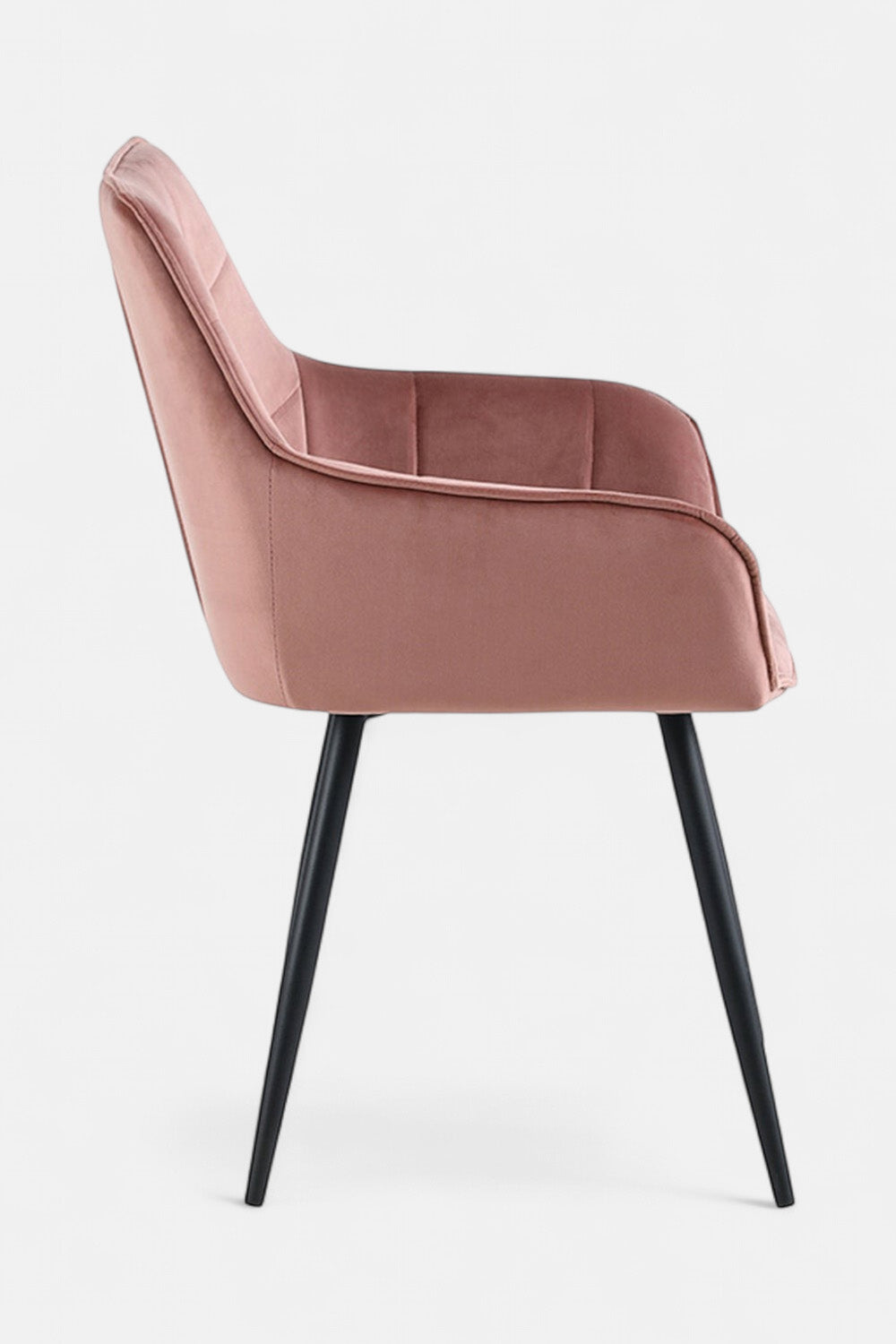 Eetkamerstoel Orlando - Roze fluweel
