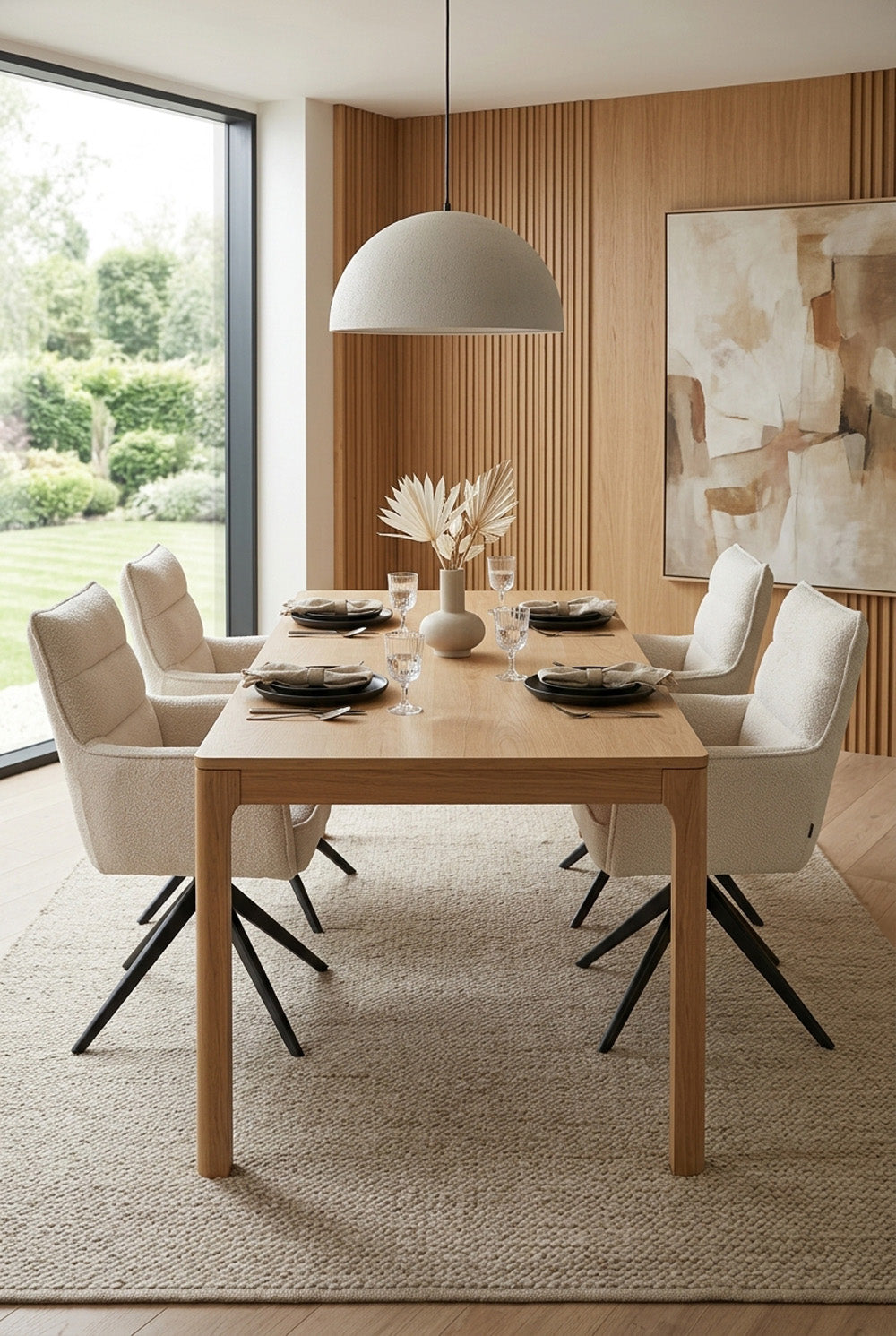 Paul Draaibare Eetkamerstoel - Beige Chenille - 360 Graden