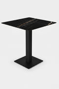 Porto gastronomische tafel - Zwart marmerlook - 69 x 69 cm