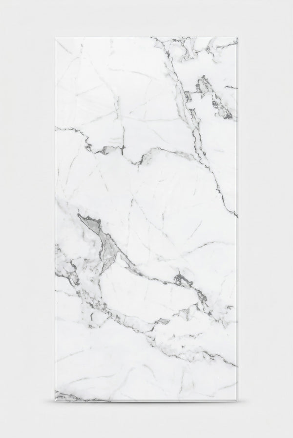 PVC-Wandpaneel - Bianco Carrara - Marmoroptik - 122 x 260 cm