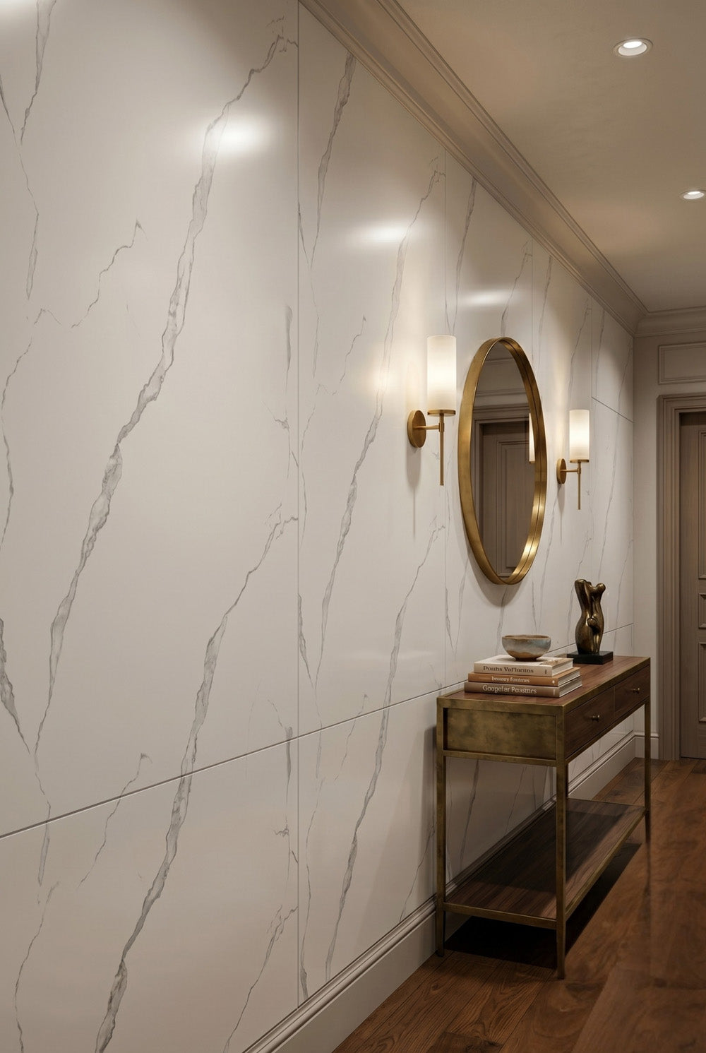 PVC-Wandpaneel - Calacatta - Marmoroptik
