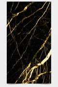 PVC-wandpaneel - Goud Zwart - Marmerlook - 122 x 260 cm