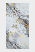 PVC-wandpaneel - Goud Zilver - Marmerlook - 122 x 260 cm