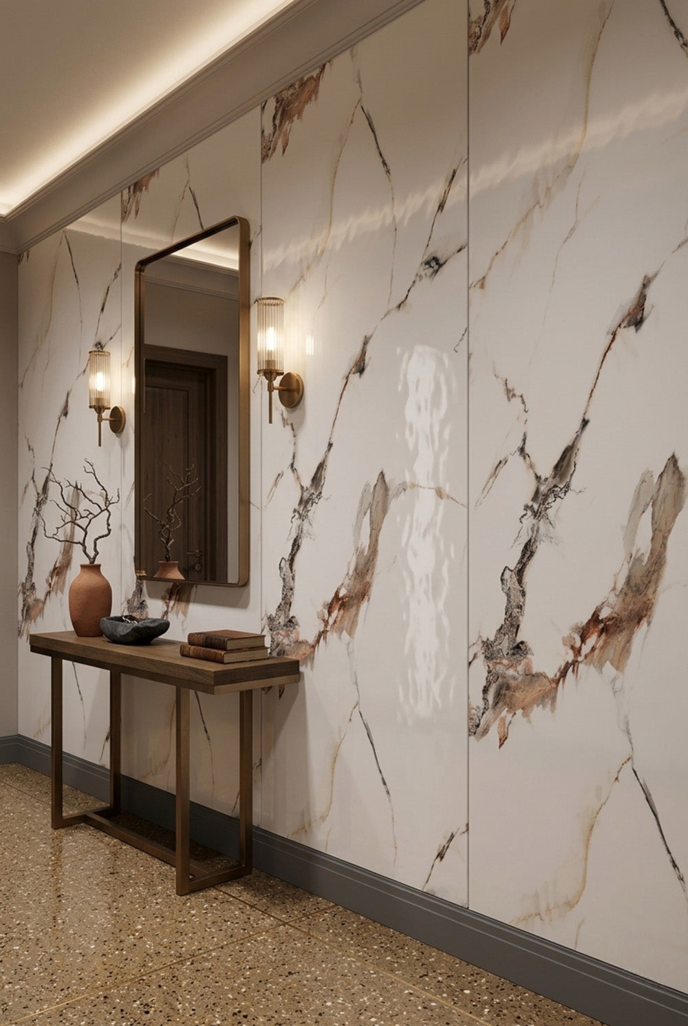 PVC-Wandpaneel - Hotel Chic - Marmoroptik