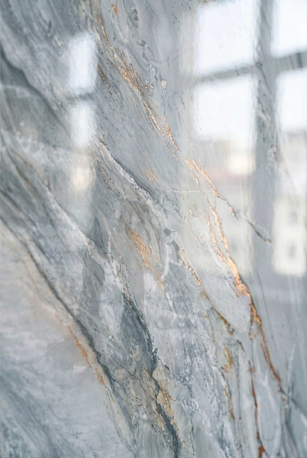 PVC-Wandpaneel - Ocean Grey - Marmoroptik