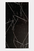 PVC Wandpaneel - Zwart-wit - Marmerlook - 122 x 260 cm
