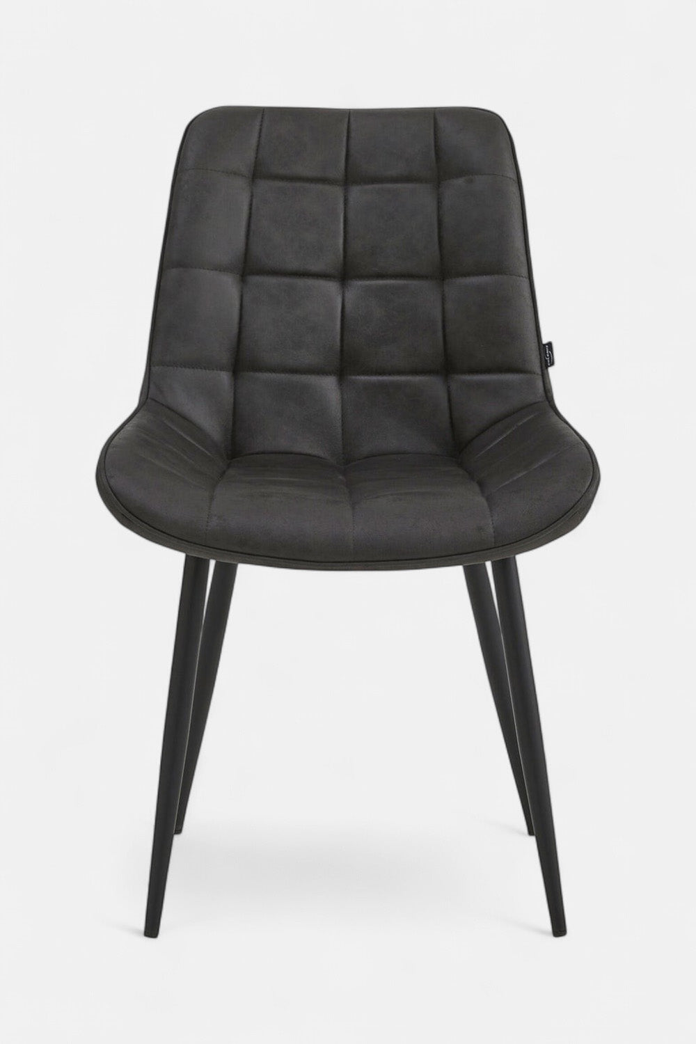 Quadro eetkamerstoel - Antraciet microvezel