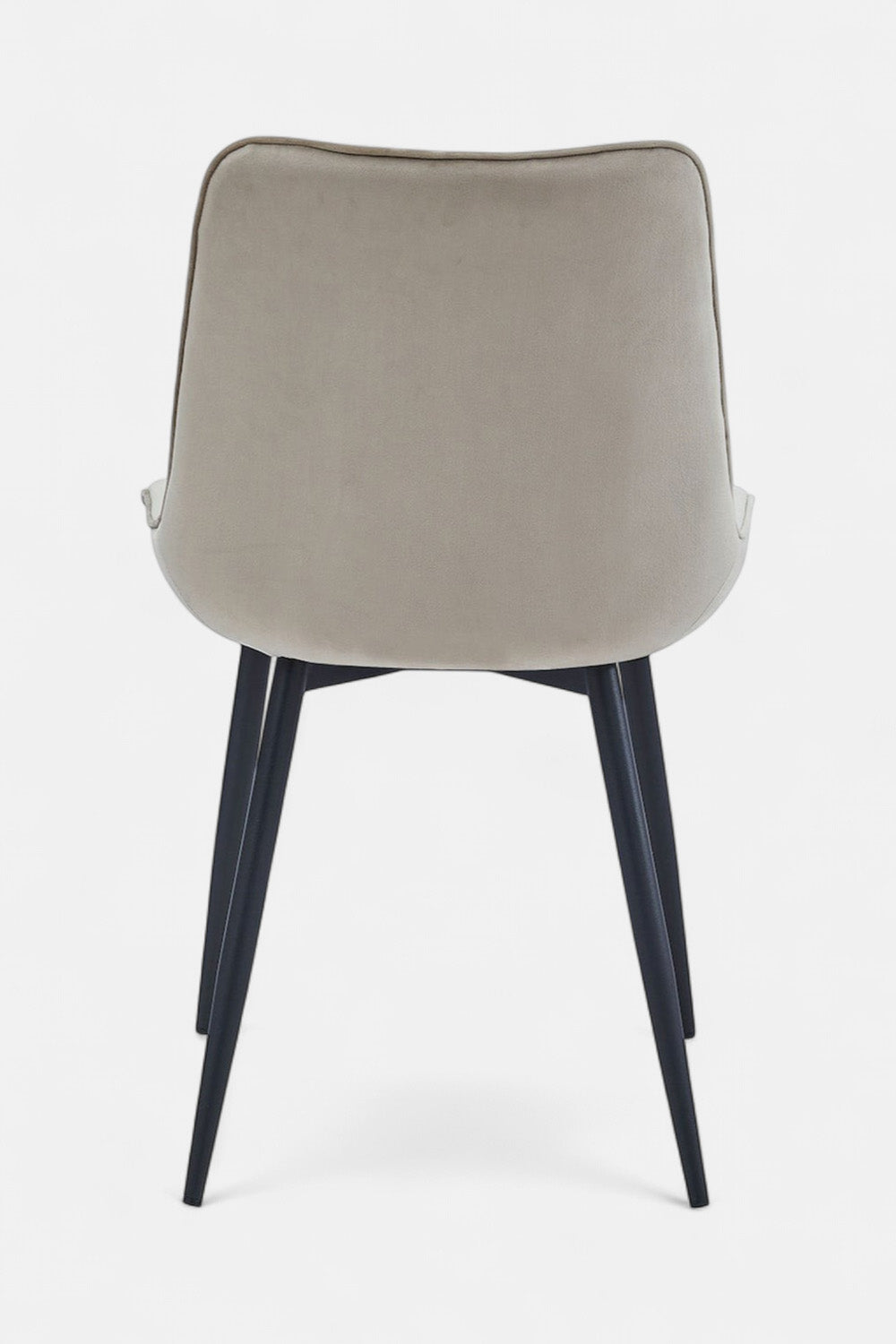 Quadro eetkamerstoel - Beige fluweel