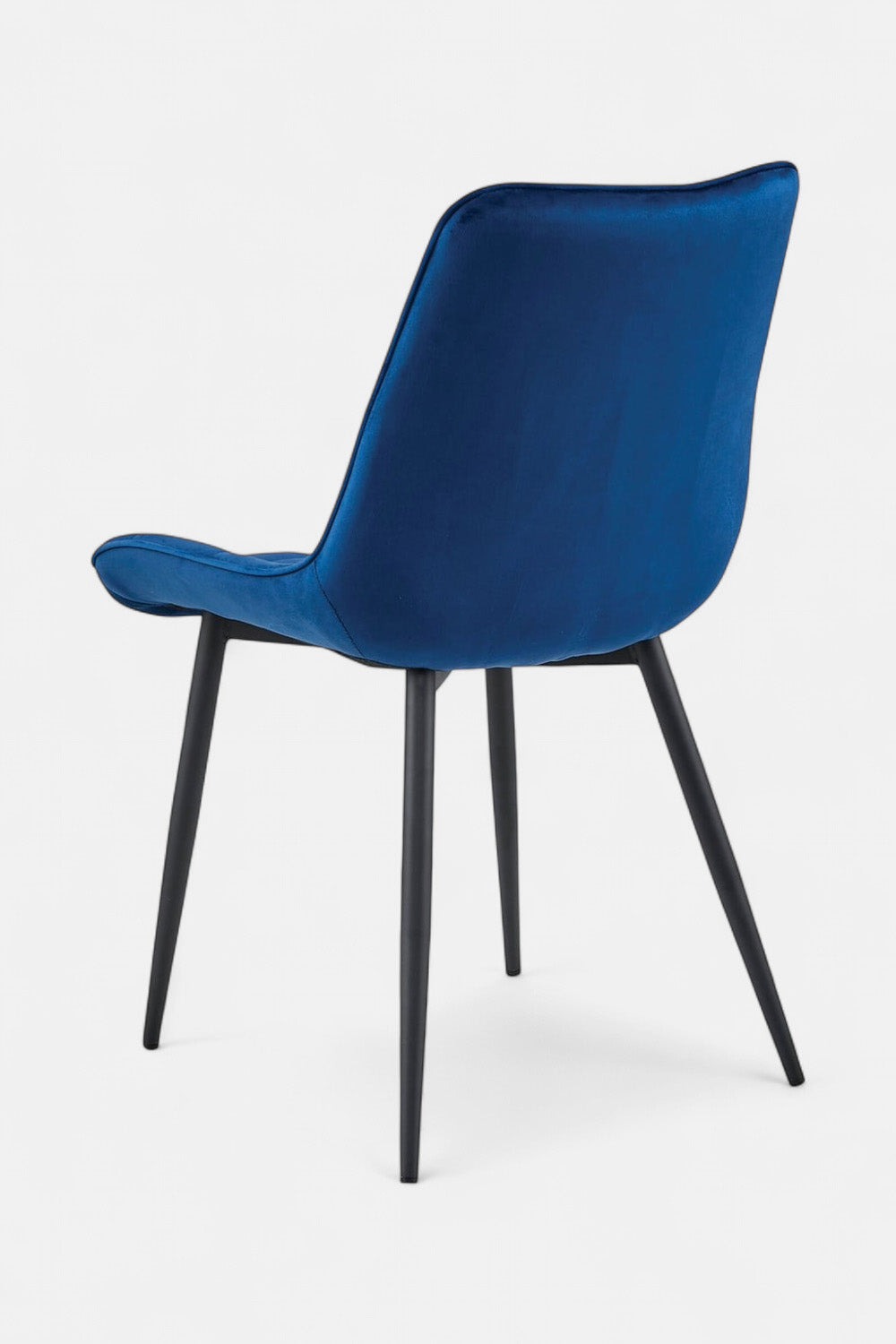 Quadro eetkamerstoel - Blauw fluweel