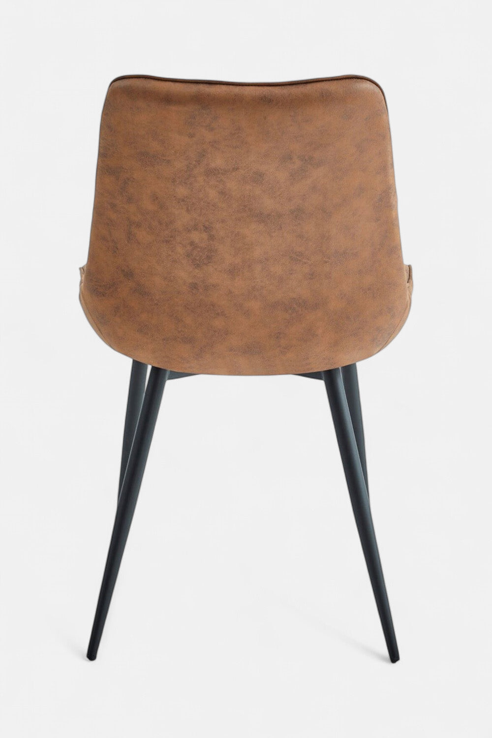 Eetkamerstoel Quadro - Cognac Microvezel
