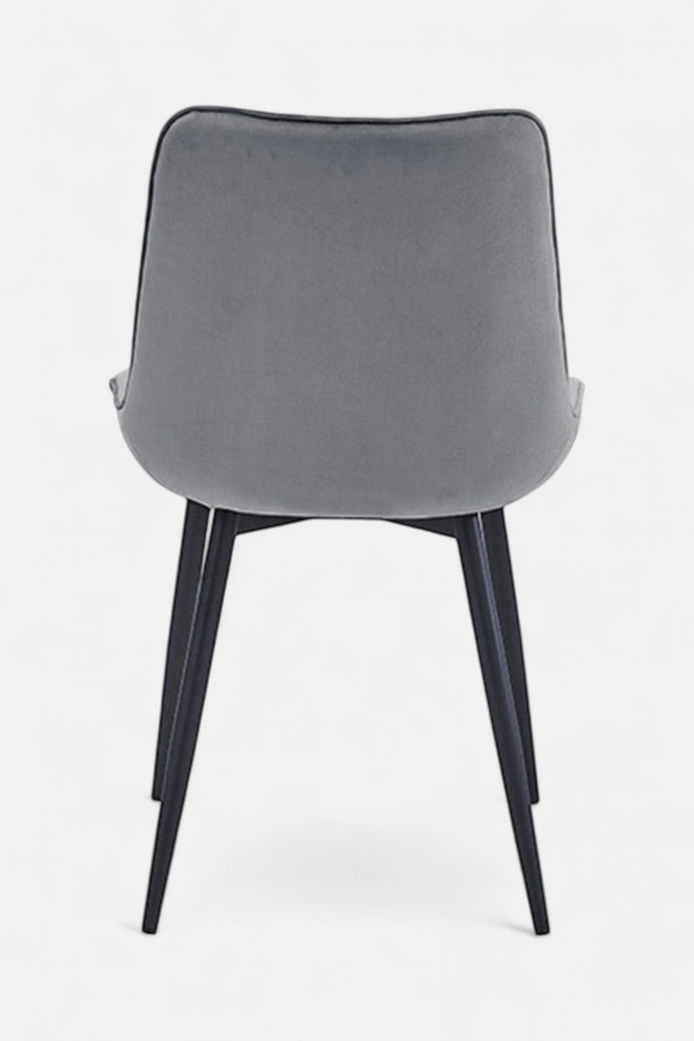 Quadro Eetkamerstoel - Grijs Fluweel