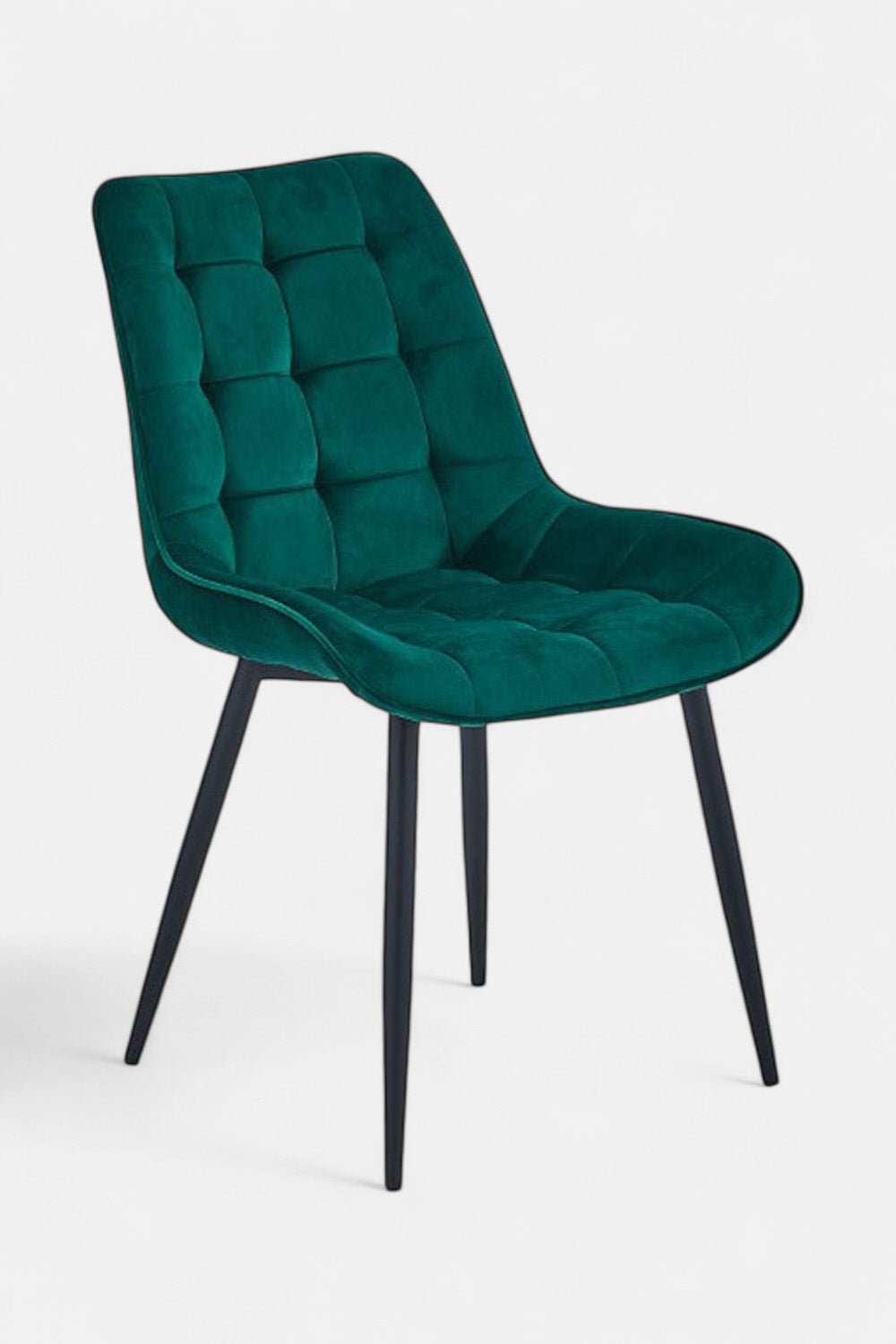Quadro eetkamerstoel - Groen fluweel