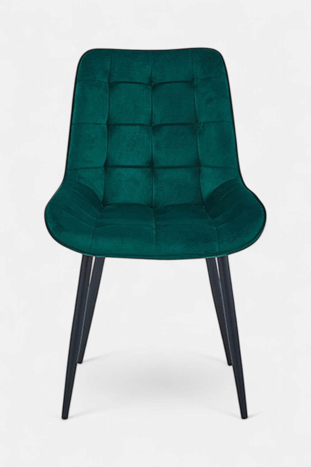 Quadro eetkamerstoel - Groen fluweel