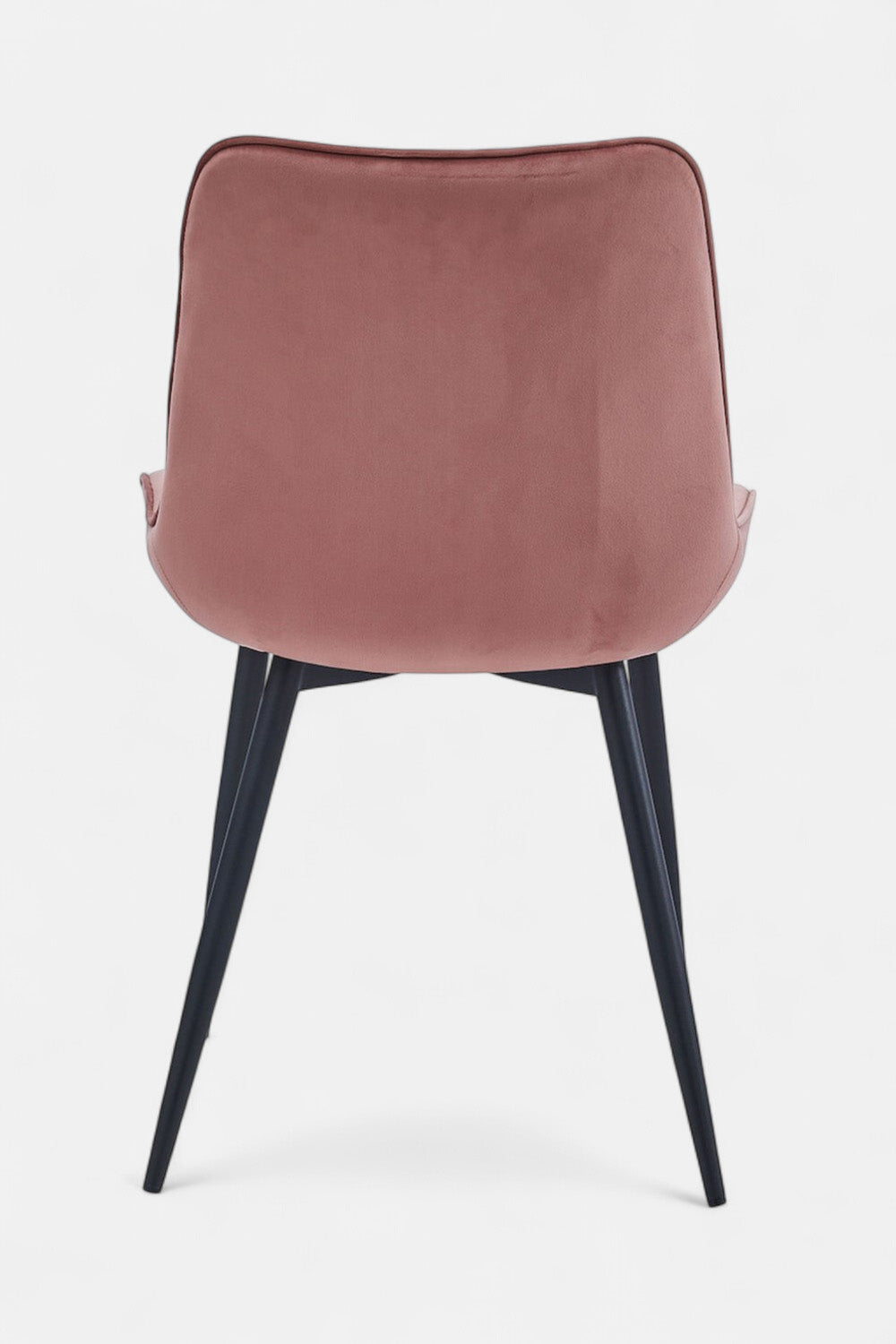 Quadro eetkamerstoel - Roze fluweel