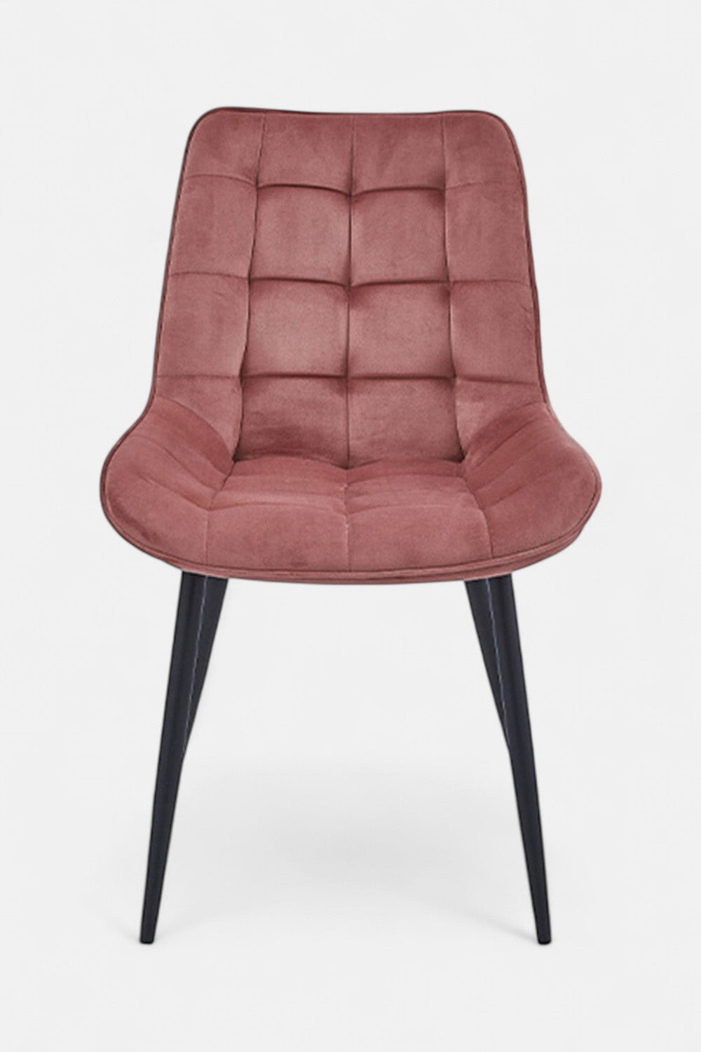Quadro eetkamerstoel - Roze fluweel