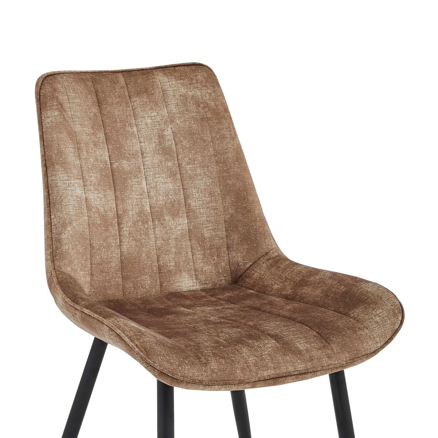 Verta Esszimmerstuhl – Taupe Adore Samt