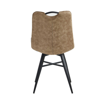 2 Esszimmerstuhl - Verty-Beige - Mikrofaser