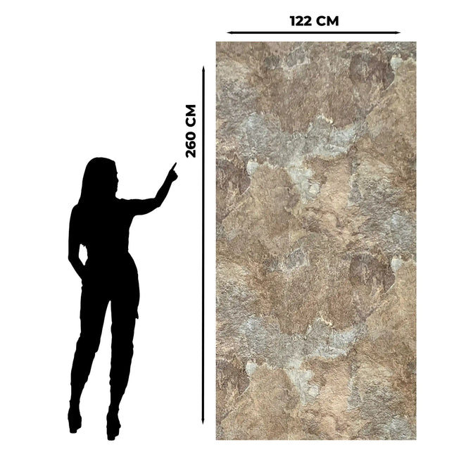 SPC Wandpaneel Mocca Mat 122x260x0,35cm
