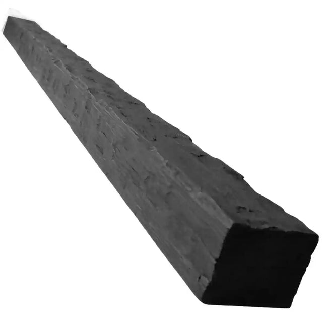 Dekorativer Balken Holz Schwarz 300x12x12